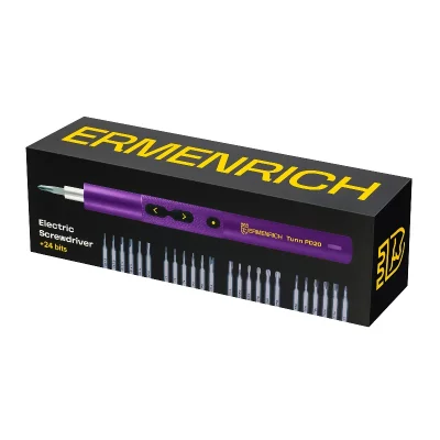 Отвертка для точных работ Ermenrich Tunn PD20, фиолетовый